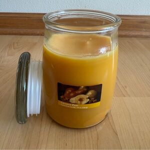 NEW Unused Light House Home Products Caramel Pear Single-Wick Candle, 19 oz.